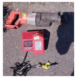 Milwaukee cordless Saws All with battery and