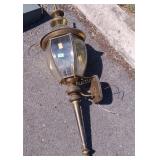Brass 36" Outdoor Wall Light