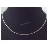 20 inch Italian diamond cut pendant chain 1.8 g
