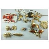 Sea theme jewelry, Monet Tristan shell ,