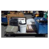 Skid lot with home interior picture, no frame air