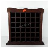 Curio cabinet, 7.5" x 16.5" x 17"