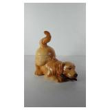 Golden retriever ceramic cookie jar by Big Sky