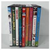 DVDs, includes Grown ups, The Junglebook 2, As