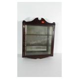 Early hanging mirrored display cabinet with 2