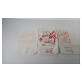 Advertising, three Riceland rice 10lb bags