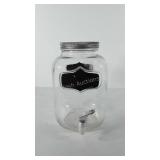 Glass beverage dispenser, 10.5"