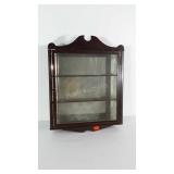 Early hanging mirrored display cabinet with 2