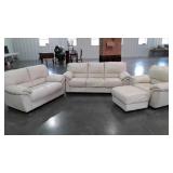 Three piece living room set, sofa, loveseat and