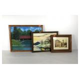 Wall art, countryside themed paintings and print,