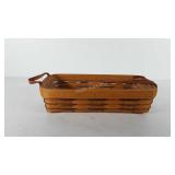 Longaberger basket with protector, 1999