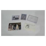 Signed sports ephemera.  Signatures not