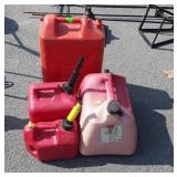 4 poly gas cans