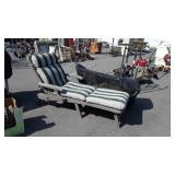 Chaise lounge chair with extra cushions