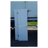 Two Interior House Doors, 24x80"