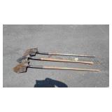 Three Dirt Shovels, seller code N3