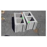 Two 8" Cinder Blocks