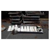 Architectural Pieces, molded stryofoam scrolls,