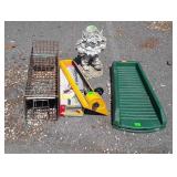 Outdoor Home Hardware. 2 poly gutter drip trays,