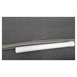 PVC Pipe Lot, 5" x 48"pc, 8 sticks 3/4" conduit,