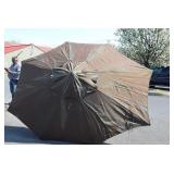 Patio umbrella,  has fading on fabric code N5