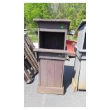 Trek material made Trash Can Container, brown