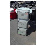 2pc Outdoor Lot, galvanized 3 section letter