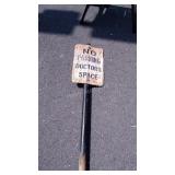 Signage, No Parking Doctors Space, on pole