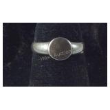 Sterling Silver Toe Ring , 1.8 grams,, Size 4