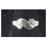 Initial Sterling Silver Band/Ring 2.2 grams, SZ 8