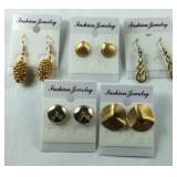 5 Sets Of Fashion Earrings
