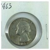 1963 George Washington Quarter
