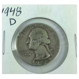 1948-D George Washington Quarter