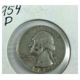 1954-D George Washington Quarter