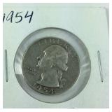 1954 George Washington Quarter