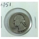 1951 George Washington Quarter