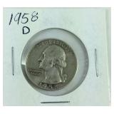1958-D George Washington Quarter