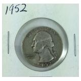 1952 George Washington Quarter