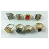 Costume Jewelry Rings Assorted sizes