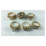 Costume Jewelry Rings Assorted sizes
