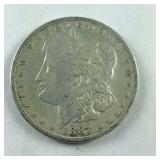 1887 Morgan Dollar