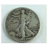 1943-D Walking Liberty Half Dollar