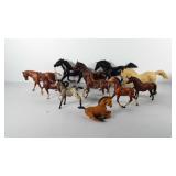 Eleven Bryer horses