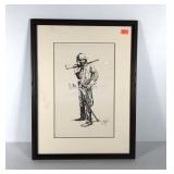 Confederate Lt. Colonel print, copyright 1975,