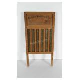 Washboard made by the National Washboard Company.