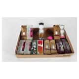 Golf balls, sleeves of new balls, variety of