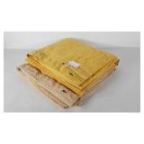 Two Lacoste bath sheet towels, gently used