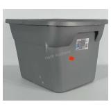 18 gallon Sterlite storage tote with lid.