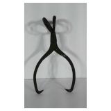 Ice tongs, painted dark green. These measure 15"