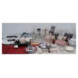 Mixed lot: stemware, Budweiser Dale Earnhardt